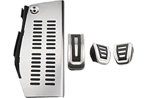 HXXWEI Autopedale Pedalabdeckung,Für Volkswagen Vw Polo Golf 4 Bora Beetle RSi GTI R32,Für Audi A3 SEAT Leon 1M Toledo 1L