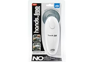 JML Electric Can Opener - One Touch Automatic Tin Opener for Clean, Fast and Effortless Opening, Magnet for Mess Free Lid Disposal - Kitchen Tools & Gadgets for Arthritis & Reduced Mobility Users