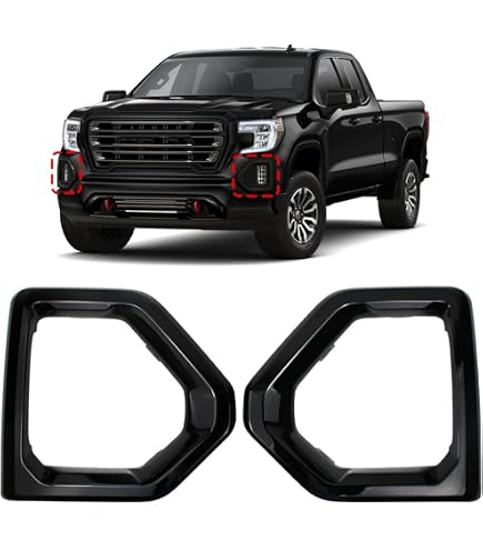 Perfect Fit Painted Front Upper Grille Surround For 2019-2021 GMC Sierra 1500 – Billet Style