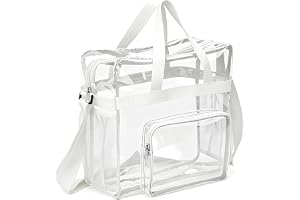 Transparent bärväska, PVC-väska transparent klar väska | Stadium Approved Transparent väska bibliotek Clear Tote Bag för gymm