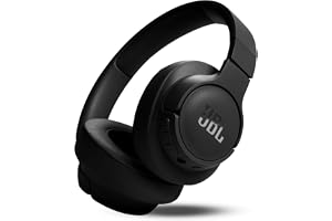 JBL Tune 770NC, BITA Award Winner- Most loved Over Ear Wireless Headphones, True Adaptive Noise Cancellation, Ambient aware,70H Battery, Speed Charge, Google Fast Pair, Multipoint Connect,BT 5.3-Black