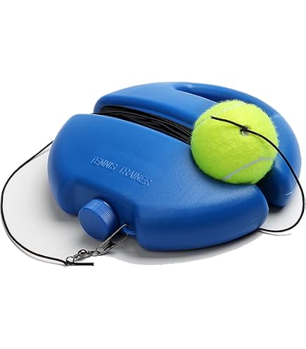 2 Pièces Balle de Tennis avec Cordon, Entraîneur de Balle de Tennis, Cordon pour