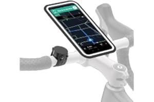 SHAPEHEART Innovazione francese, Porta cellulare bici con tasca magnetica staccabile, Porta telefono bici impermeabile, Universale, Supporto cellulare bici per manubrio, MTB