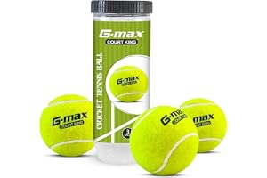 G-Max Tennis Ball Light Cricket Ball (80Gram) Pack of 3 High Bounce, Durable for Training, Outdoor & Indoor Matches