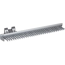 Porte-Cravates Et Ceintures Coulissant - Extensible 45cm - Argent/Noir - Pour Rangement Armoire