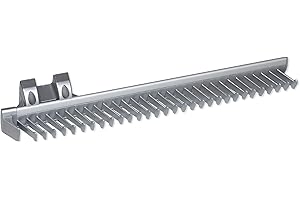 Emuca - Porta Cravatte Laterale Estraibile per Armadio, Alluminio e plastica, Anodizzato Opaco