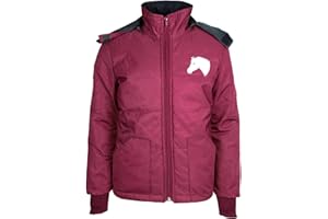 MS-Trachten Kinder Winter Reitjacke Mia maroon warm gefüttert