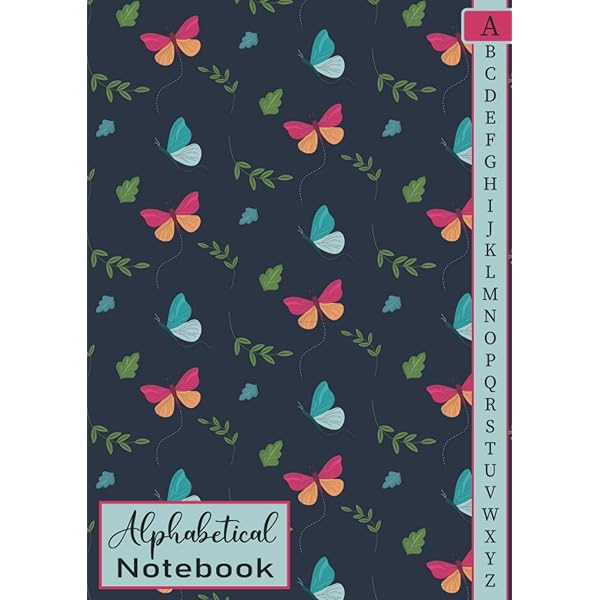 Alphabetical Notebook With Tabs: 6 Pages Per Letter | A To Z Alphabet Notepad | Sall Lined - View #5
