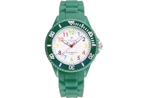 Alienwork Kids Reloj de Aprendizaje Infantil Niño Niña Tiempo de Aprender Impermeable 5 ATM