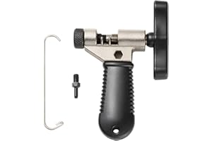 Bynccea Outil Dérive Chaîne, Outil de réparation de chaîne de vélo avec Crochet de chaîne Extracteur de Rivets de Chaîne Outil pour 7 8 9 10 Vitesses Route et VTT