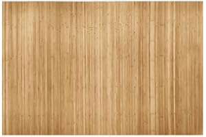 ‎VIDAXL vidaXL Room Divider Paravent Divider Spanish Wall Non-Woven Back Privacy Screen Bamboo Mat Flexible Partition Wall Bamboo 250 x 165 cm Natural