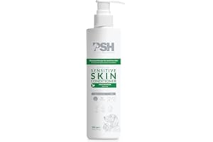 PSH PET SKIN HEALTHCARE PSH Sensitive Skin Conditioner - Acondicionador Hipoalergénico para Perros y Gatos - Pieles Sensibles - Sin Colorantes, Sin Sal, Sin Siliconas, Sin Khatón - Todo Tipo de Pelos y Razas - 300ml