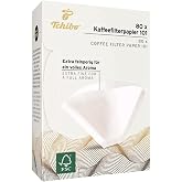 Tchibo 80 Adet Kahve Filtresi - 101 Numara Ekstra ince - tam bir aroma i&ccedil;in Beyaz kaliteli kağıt