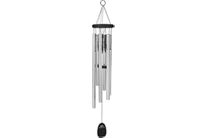 WOODSTOCK CHIMES Woodstock Windspiel Pachelbel Canon, Silber, 82,6 cm