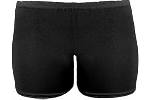 janisramone Girls Kids New Plain Neon Stretchy Gymnastics Dance Shorts School Children Party Wear Hot Pants 5-13 Years