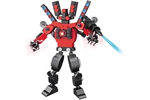 Kouipoie 327PCS Toilet Building Blocks Toilet Toys, Regalo Camera Man Titan Speaker Man TV Man, Niños y Adultos Regalo Hombre Cámara Hombre Altavoz Titán Hombre TV. (3314)