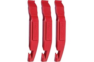 PRO BIKE TOOL Juego de 3 palancas para neumáticos de bicicleta, herramienta de extracción de neumáticos resistente y de larga duración para neumáticos de carretera o bicicleta de montaña