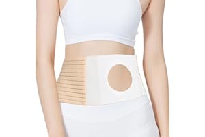 DERAYMI Ostomy Hernia Belt, Elastic Breathable Stoma Support Belt, Ostomy Belt for Colostomy Ileostomy for Men & Women, Helping Fix Stoma Bags in Place (XL)