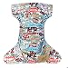 iZiv(TM) Newborn Organic Infant Waterproof/Adjustable/Reusable/Washable Pocket Cloth Diaper Fit Babies 0-3 Years(Bigbang)