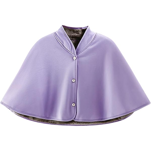 Cape D'Épaule Double Face En Peluche Ultra-Chaude – Châle Doux 38x90 Cm Pour L'Hiver, Idéal Pour Les Épaules Sensibles