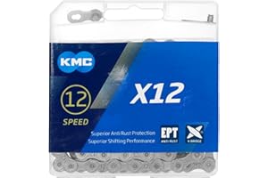 KMC x12 EPT 12 Speed Chain, Dark Silver, 126 Links