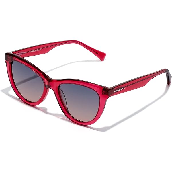 Boolavard TM Gafas de Sol Gafas nerd retro Art. 4026 (tinte rojo