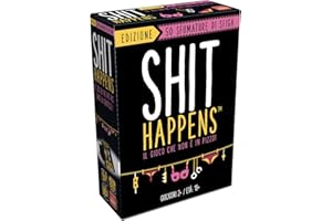GOLIATH Shit Happens: 50 Sfumatore di Sfiga, Giochi da Tavolo Adulti, Party Game Dai 18 Anni, Gioco divertente per Feste, Gioco Carte per Gli Amici, Gioco della Sfiga