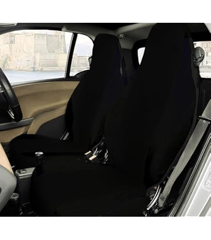 Coprisedili Auto Specifici Per Fiat 500L - Set Completo 13 Pezzi Nero - Ricamo Logo - Made In Italy - Foto 11