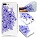 Produktbild HopMore Huawei Honor 9 Lite Hülle Silikon Transparent Durchsichtig Hüllen Clear Muster Design Bumper Ultra Slim Dünn TPU Handyhülle Kawaii One Piece Tasche Schale Hüllen Case Cover pour Honor 9 Lite -- Lila Mandala
