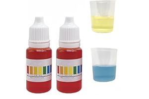 XUNZHI 2PCS Ph Indicator Test Drops,Ph Indicator Solution,Ph Meter,Ph Test Drops,Accurate Ph Meter,Water Testing Kits,Ph Water Tester,Multipurpose Ph Meter for Water,Aquarium Water Test Kit,Ph Tester