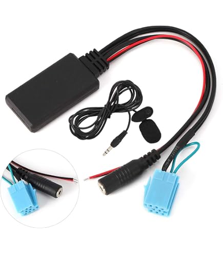 Headerbs Adattatore Modulo Aux Bluetooth, Cavo Modulo Adattatore Audio Audio Bluetooth 5.0 Aux Input per Agila Antara Astra H