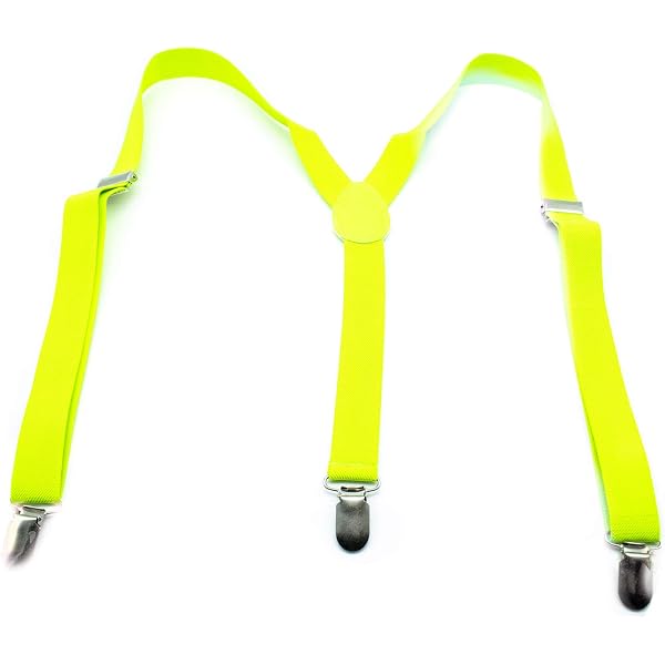 Bretelles élastiques JOIZPAPA - 6 Clips Métalliques Pour Look Rétro