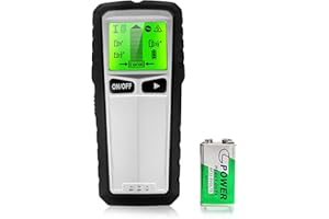 KALAHOL 5 in 1 Stud Finder Wall Scanner Sensor, Stud Sensor Edge Center Finding, Stud Sensor Beam Detector for AC Wire Wood Metal Studs Cable Joist Detection, Comes with LCD Display and Audio Alarm