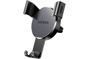 ‎UGREEN UGREEN Uchwyt na Telefon Samochodowy na Odpowietrznik Kompatybilny z iPhone Galaxy Huawei Xiaomi (Czarny)