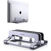 UGREEN Masa i&ccedil;in Dikey Diz&uuml;st&uuml; Bilgisayar Standı &Ccedil;ift Yuvalı Diz&uuml;st&uuml; Bilgisayar Standı Tutucu Ayarlanabilir Dock Al&uuml;minyum Ma