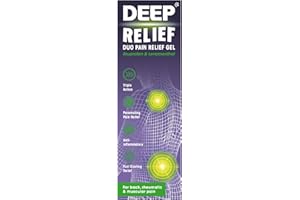 Deep Relief Duo Pain Relief Gel - Triple Action Relief From Back, Rheumatic & Muscular Pain, 100 g (Pack of 1)