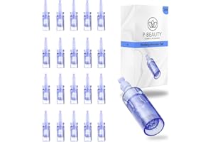 ‎P-BEAUTY COSMETIC ACCESSORIES P-Beauty - Universal Nadelpatronen für A6 Dermapen Gerät - Microneedling mit Micronadeln für Hauterneuerung, Anti Aging, Aknenarben, Pigmentflecken - Geeignet für A6 Derma Pen Geräte - 20x 42-Pins