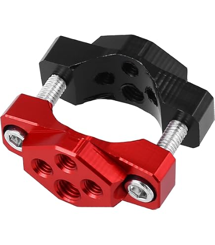 Yizhet Universale 7/8" 22mm Specchio Moto, Retrovisore CNC Alluminio - 5