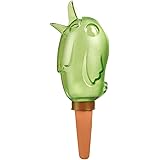 Scheurich Bördy M, Waterreserve Wasserspender aus Kunststoff und Tonkegel, Green, 20 cm hoch, 0,22 l Vol.