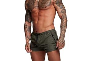Kfnire Boxers Homme, Maillot de Bain à séchage Rapide Plage de Surf de Surf Shorts de Bain Boxers Slip