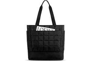 befen Torba na laptopa dla kobiet do pracy, podróżne torby na ramię pielęgniarka pikowane torebki, lekka wodoodporna torebka plażowa