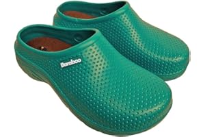 BARABOO Womens Garden Clogs Slip On WP Wide Fit Ladies Comfort Shoes Removable Insole Farm Nurse Camping Summer