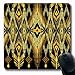 Produktbild Luancrop Mousepad Oblong Carpet Adaptation Oriental Kelim Modern Abstrakt Golden Boho Shawl Afrikanisch Arabisch Design Orient Office Computer Laptop Notebook Mauspad, rutschfestes Gummi