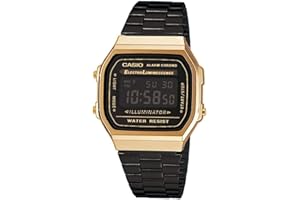 Casio cyfrowy zegarek kwarcowy dla dorosłych, uniseks, z bransoletką ze stali nierdzewnej
