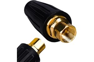 Wessper Boquilla de Turbina Rotativa Giratoria de M18F Pulgadas Boquilla de Turbina de Presión para Kärcher K HD HDS