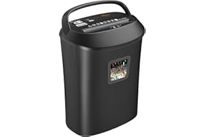 VidaTeco Cross-Cut Paper Shredder 14-Sheet Shreds Paper/Card/Staple/Clip Paper Shredder for Home Office Security Level P-3 Jam Proof System 25L Pullout Basket