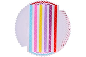 WUDQIJI Fotoecken 2040 Stück Fotoecken Aufkleber Foto Ecken Fotoklebeecken Foto-Klebeecken Selbstklebend Foto Ecken Aufkleber Foto Ecken Schutze für DIY Scrapbooking Tagebuch Fotoalbum 7 Farben