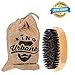 Beard Brush | Boar Bristle | Perfect For Massaging Beard Oil or Balm | Beard Grooming Brush | For a Tangle-free Beard and Mustache | LIFETIME GUARANTEE