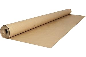 Florio Carta - Rotolo di Carta Kraft Colore Avana | Misure: 70 cm. x 10 mt. | Ottimo per Regali, Occasioni, Imballaggi e Pacchi Postali
