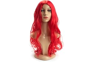 BERRYLION Synthetic Wigs for Women|Curly Wigs for Black Women&White Women|Wig for Daily Use (Red)